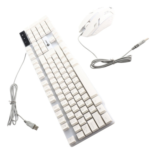 Kit Teclado Mouse Game Profesional Alfombrilla De Ratón Usb