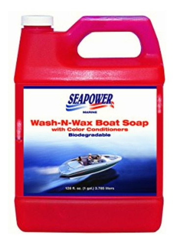 Tr Industries Sws-128 Seapower Marine Wash-n-wax Jabón Para