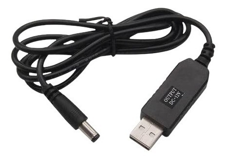 Cable Corriente Usb A Plug Dc 5v 5,5mm Router Modem
