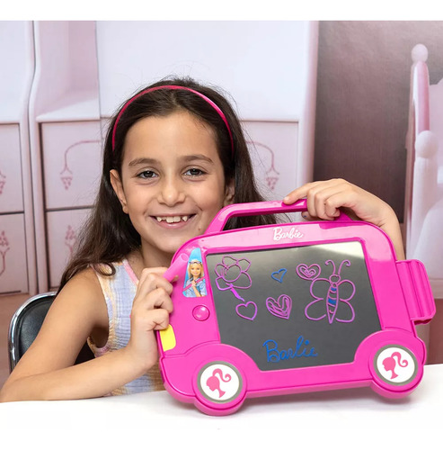 Pizarra Magica Barbie Glow Pad Brillante Lelab