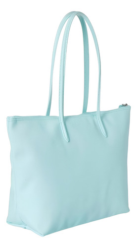 Lacoste Tote Bag L12 Azul Claro Agua Lisa Agua