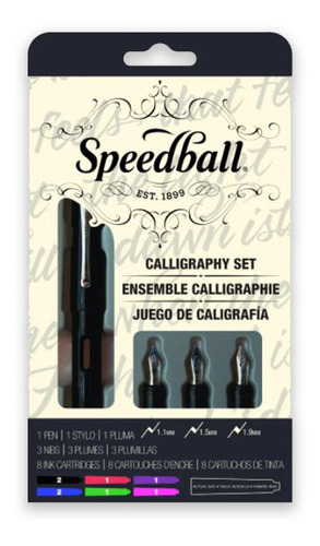 Kit De Caneta Tinteiro Para Caligrafia E Lettering Speedbal