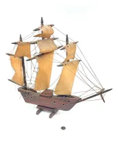 Comprar Barco Fragata Artesanal De Madera Modelismo Naval - Nautico