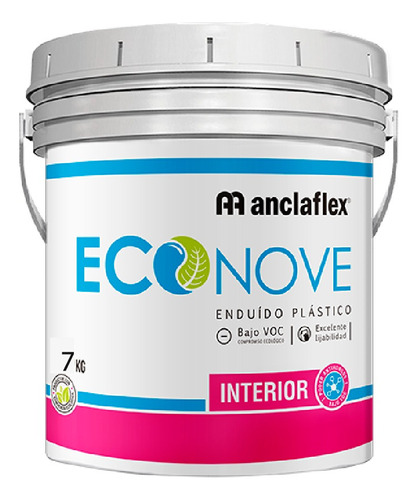 Enduído Plástico Econove Anclaflex 7 Kg