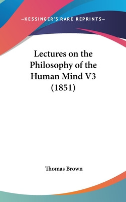 Libro Lectures On The Philosophy Of The Human Mind V3 (18...