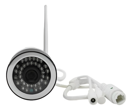 Camara Ip Wifi Exterior Lf4810 Angular 180° Con Audio