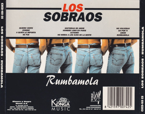 Cd Rumbamola (los Sobraos) Estándar