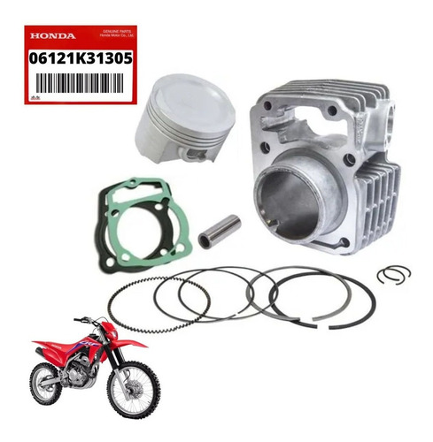 Kit Cilindro Pistao Aneis Juntas Original Crf250f Crf 250f