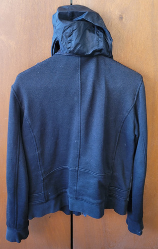 Chamarra Negra Zara Talla L (40) (Usado)