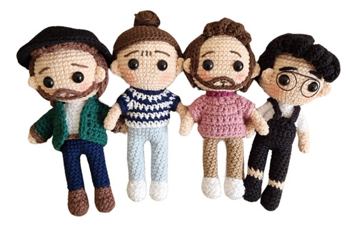 Morat Amigurumi 4 Muñecos