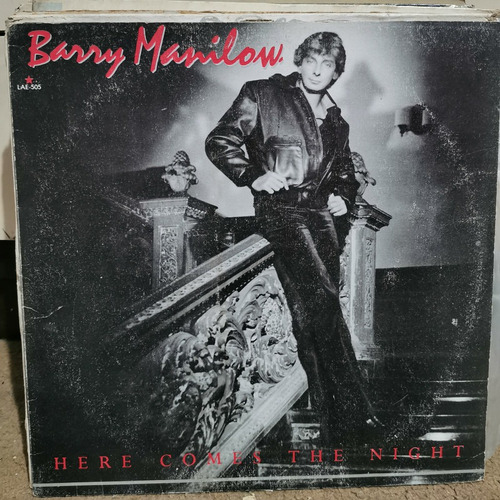 Disco Lp Barry Manilow- Here Come The Night,insert