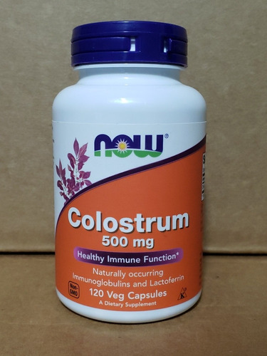 Colostrum 500 Mg - Now Foods - Estados Unidos 