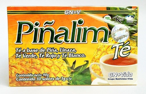 Imagen 2 de 4 de Té Piñalim 30 Sobres Original