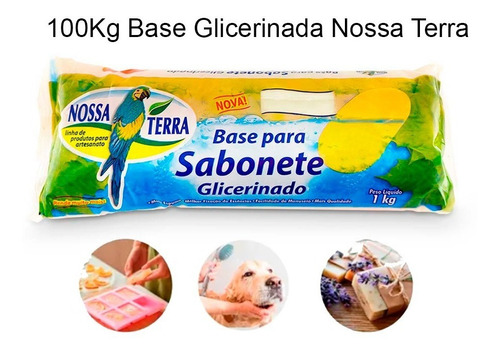 Imagem 2 de 3 de 100quilos De Base Glicerina Branca Para Sabonete-nossa Terra