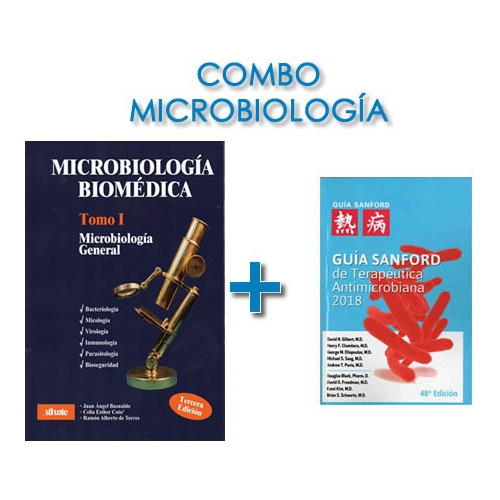 Imagen 1 de 1 de Combo Basualdo Microbiologia .y Sanford Antimicr Promo...!!!