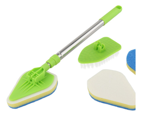Cepillo De Limpieza Para Fregar Con Mango Ajustable Cepillo