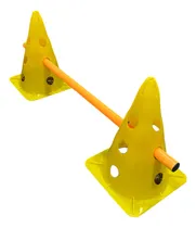 Comprar Set Conos C Agujeros 30cm + Valla Entrenamiento Futbol Hocke