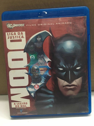 Liga Da Justiça Doom Blu Ray Original Usado Dublado