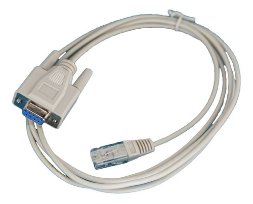 Cable 4m Serial Db9 Serie Rs232 Hembra A Ficha Rj45 Red Htec