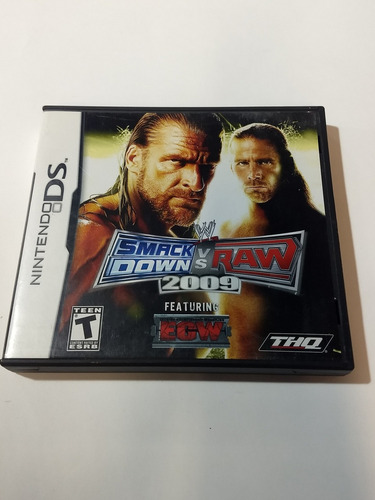 Smack Down Vs Raw 2009 Nintendo Ds 2ds 3ds (Usado)