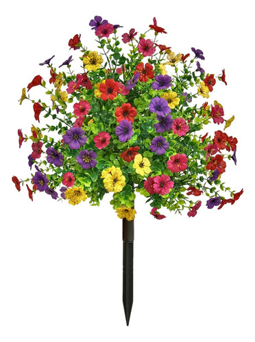 Estaca De Flores Artificiales Para Jardín, Reutilizable,