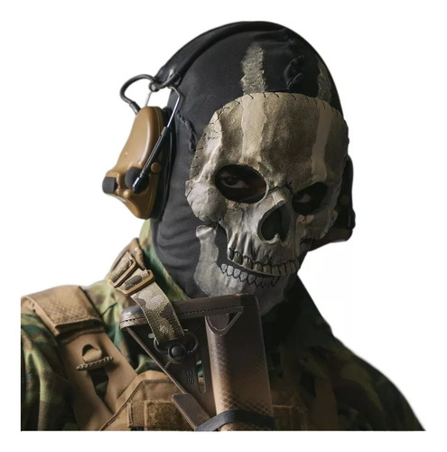 Máscara Táctica Mwii Ghost Mask Cod Cosplay Airsoft