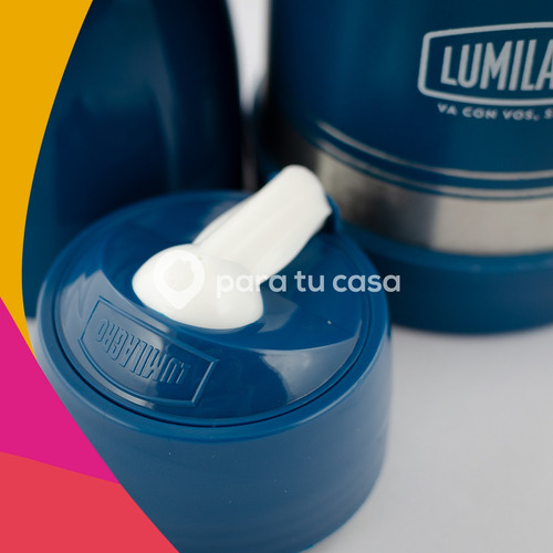 Imagen 6 de 11 de Termo Lumilagro Luminox Color De Acero Inoxidable 1lt