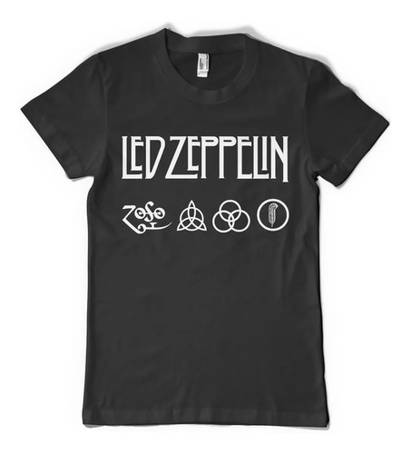 Imagen 1 de 4 de Remera Camiseta Led Zeppelin 2