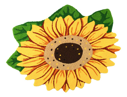 Alfombra De Girasol Y Alfombrilla Para Puerta Para Dormitori