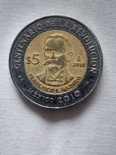 Moneda Centenario De La Revolución  2010
