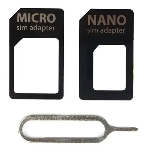 Kit De 4 Adaptador Sim Card Micro Nano