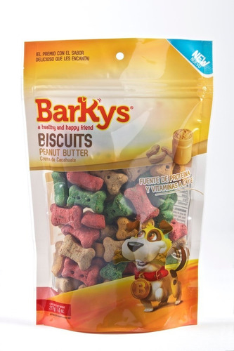 Premios Para Mascota Barkys Galletas De Sabores 217 G Mw C21