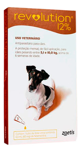 Revolution 0.12 0.5ml Perros De 5.1-10kg 3un