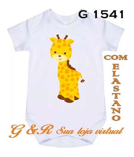 Roupa De Bebê Body Girafa   Ref G 1541