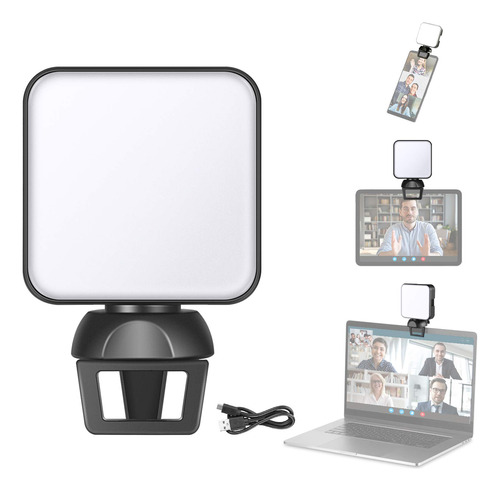 Kit Iluminacion Para Videoconferencia Abrazadera iPad