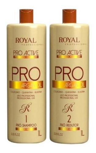 Escova Progressiva Royal Pro Argan Alisa 100% Definitiva