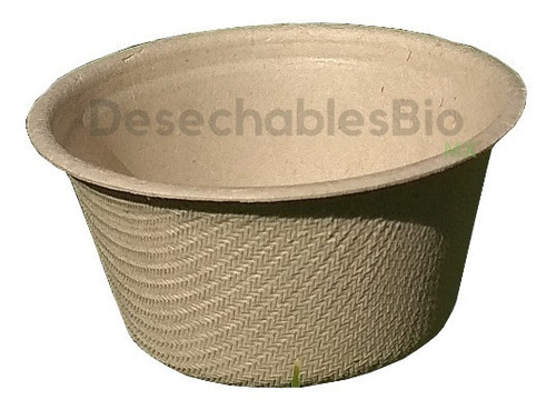 Imagen 5 de 8 de 50 Vasos Souffle Con Tapa 2 Oz Biodegradable Bagazo De Trigo