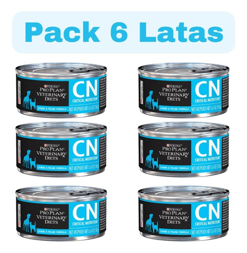 6 Latas Purina Pro Plan Cn De 156 Grs. C/u. 