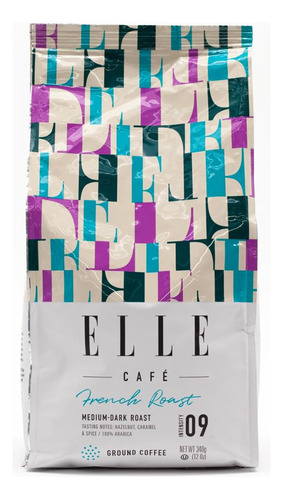 Elle Cafe French Roast Premium Cafe Molido Tostado Medio Osc