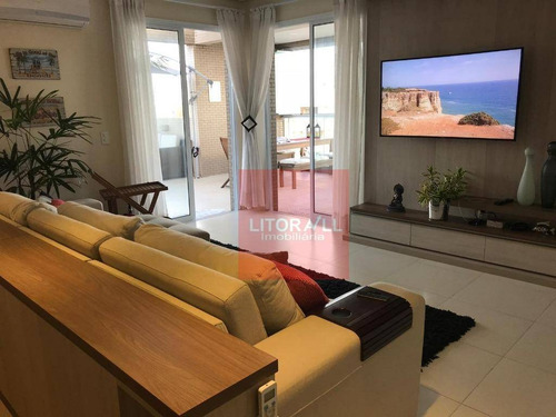 Imagem 1 de 15 de Cobertura Com 2 Dormitórios À Venda, 156 M² Por R$ 970.000,00 - Centro - Itanhaém/sp - Co0005