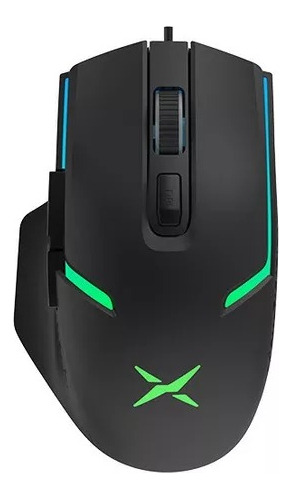 Mouse Usb Gaming M588bu Black + Led