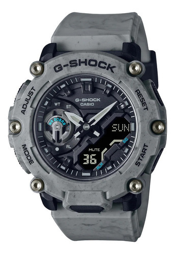 Reloj G-shock Hombre Ga-2200sl-8adr Original Color del fondo Negro