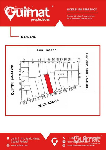 Imagen 10 de 12 de Terreno - Almagro - Lideres En Terrenos - Guimat Propiedades