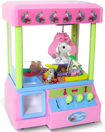Juego Mesa Mini Maquina Grua Arcade Premios Con Sonidos