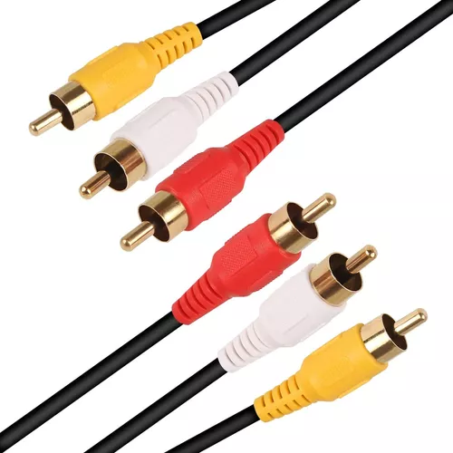 Cable Audio AV + RCA 3M > Informatica > Cables y Conectores