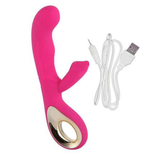 Consolador Vibrador Usb Punto G Mujer Rabbit Silicona