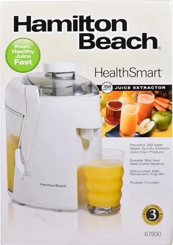 Extractor De Jugos Hamilton Beach 67800 2vel Blanco | Meses sin intereses