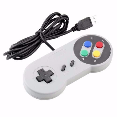 Controle Snes Super Nintendo Retrô Usb Para Pc Novo