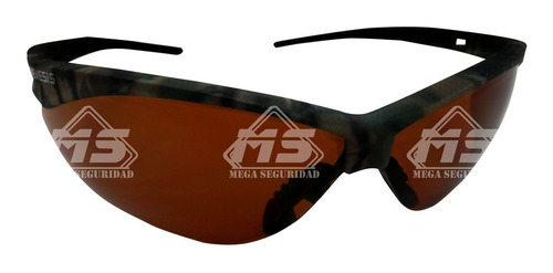 Lentes Industriales Nemesis Bronce Con Armazon Camuflaje Uv