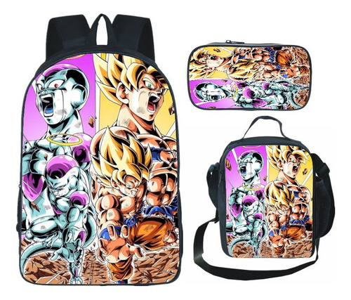 C Nuevo Mochila Diy Con Estampado De Dragón B De Doble Capa,
